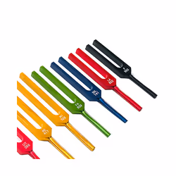 9 Pieces of Colorful Aluminum Alloy Tuning Forks, Blue