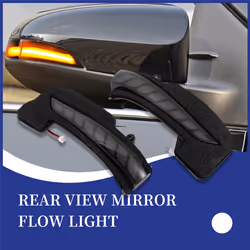 LED Dynamic Turn Signal Side Rearview Mirror Indicator,Yellow