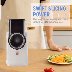 Versatile Electric Cheese Grater for Home Kitchen Vegetable Slicer