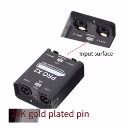 New 2-Way Audio Isolator, XLR 6.5, Permalloy Isolator