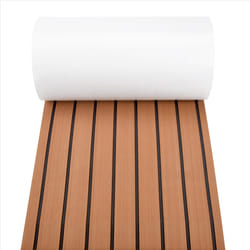 6MM Self Adhesive EVA Foam Boat Yacht Floor Mat Brown 240X45cm