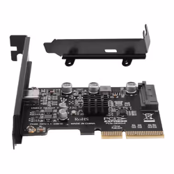 USB PCIE Card Type C PCI-Express 4X to USB 3.2 Gen for 8/10
