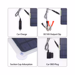 20W Solar Panel 12V 10A Battery Controller Car Charger