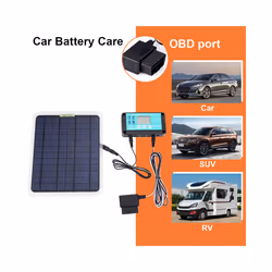 20W Solar Panel 12V 10A Battery Controller Car Charger