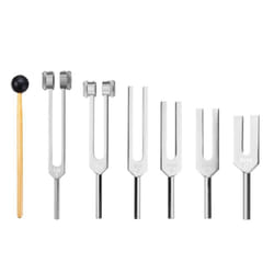 6Pcs/Set 128Hz 256Hz 512Hz 1024Hz 2048Hz 4096Hz Tuning Fork