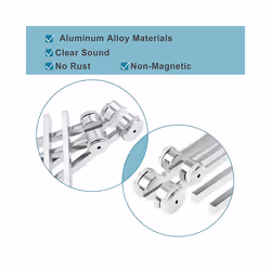 4Pcs Tuning Fork Set (4096C, MI528, 128C, OM136.1) for