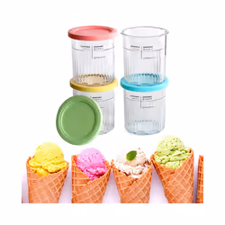4PCS Ice Cream Pints and Lids for Creami NC500 NC501 Ice Cream