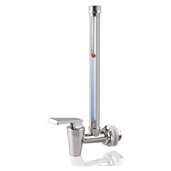 Sight Glass Spigot 7 Inch Steel Spigot with Clear
