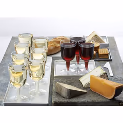 50Pcs Clear Plastic Wine Glass Recyclable, Disposable & Reusable Cups