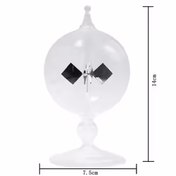 Clear Solar Power Radiometer Vanes Glass Radiometer