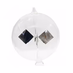 Clear Solar Power Radiometer Vanes Glass Radiometer