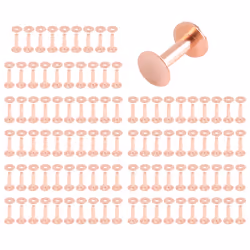 100 Sets Copper Rivets and Burrs Washers Leather Copper Rivet