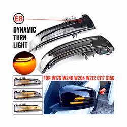 Dynamic LED Turn Signal Rearview Mirror Light for W204
