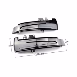 Dynamic LED Turn Signal Rearview Mirror Light for W204
