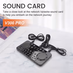 V300 PRO Sound Card 10 Sound Effects Bluetooth Noise Reduction Audio