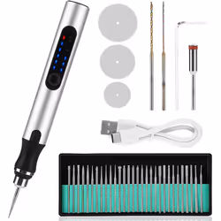 Electric Engraving Pen Kit,for Carving Glass Jewelry Wood Manicure