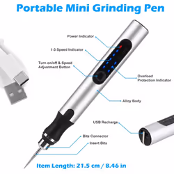 Electric Engraving Pen Kit,for Carving Glass Jewelry Wood Manicure