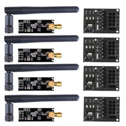 4Pcs NRF24L01+PA+LNA Wireless Module with Antenna 1100 Meters