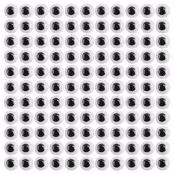 1000 Pieces Eyes Self Adhesive Googly Eyes for DIY Craft 6mm