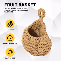 Potato and Onion Storage Basket Fruit Baskets for Kitchen