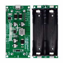 Type-C 15W 3A 18650 Lithium Battery Charger Module DC-DC Booster 12V