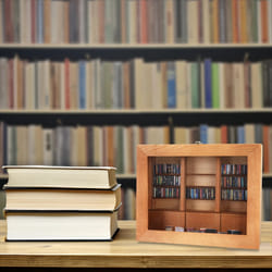 Relief Anxiety Bookshelf Wooden Bookshelf C