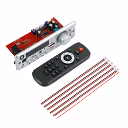 Bluetooth MP3 WAV Decoder Board 80W Amplifier Handsfree Car Audio Mic