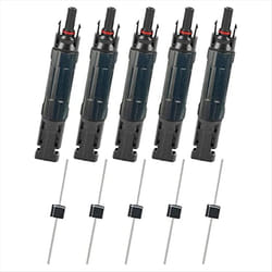 5 PCS PV Solar Panel Connector Male/Female 15A