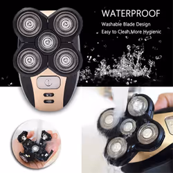 2PCS Replacement Shaver Head Electric Shaver 5 Cutter Floating Head