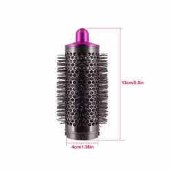 Cylinder Comb for Styler Accessories, Rose Red & Gray