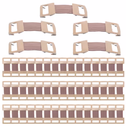 50Pcs Elastic Bandage Wrap Stretch Metal Clips Fixation Clamp