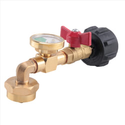 Propane Refill Adapter with Valve & Gauge,Fill 1Lb Bottles From 20 Lb