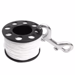 50M Scuba Diving Spool Finger Reel with Double Ended Hook
