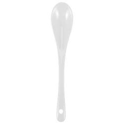 5PCS White Porcelain Egg Spoons Ceramic Spoons Coffee Dessert Spoon