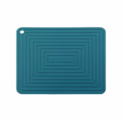 Large Silicone Pot Holder Heat Insulation Kitchen Table Mat(Green)