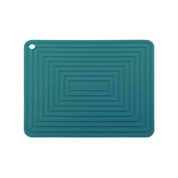 Large Silicone Pot Holder Heat Insulation Kitchen Table Mat(Green)