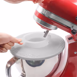 Secure Pouring Shield & Mixers Bowl Covers Mixer Splatter Guard Lids