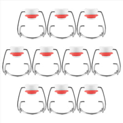 Swing Top Glass Bottle Caps Flip Beer Bottle Swing Cap 10Pcs