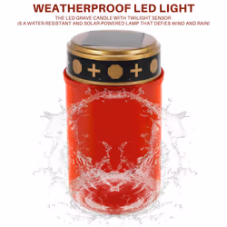 for Cemetery Solar Lights with Lighting LED Grave Light Various Wind