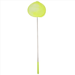 Outdoor Net Bag Stainless Steel Telescopic Catching Net-Yellow
