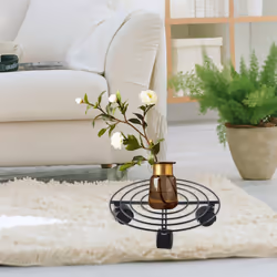 Metal Plant Flower Pot Trolley on Wheels Indoor Outdoor tools