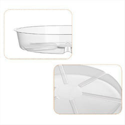 4Pcs 12 Inch Plant Saucers Thicker Plant Tray Flower Pot for Garden