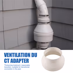 Ventilation Pipe Reducer Adapter Pipe Air Duct Adapter (200-150mm)