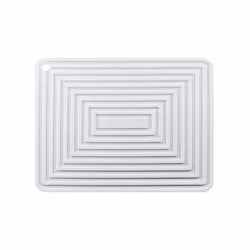 Large Silicone Pot Holder Heat Insulation Kitchen Table Mat( White )