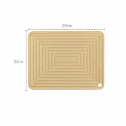 Large Silicone Pot Holder Heat Insulation Kitchen Table Mat( White )