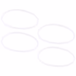 Gaskets Rubber Seal Ring for Magic Blender Flat/ 4 Pack