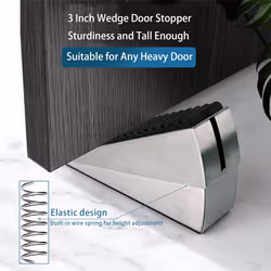 Door Stopper,Heavy Duty Door Stop Wedge Tall Door Stoppers