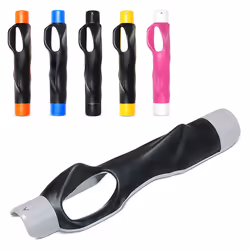 Golf Grip Training Aid Golf Club Handle,Black