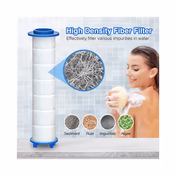 12PCS for Hard Water - Water Filter to Remove Chlorine and Fluoride