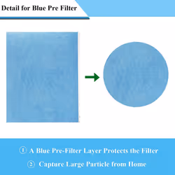 4Pcs Humidifier Wicking Filters T Compatible for TEV615